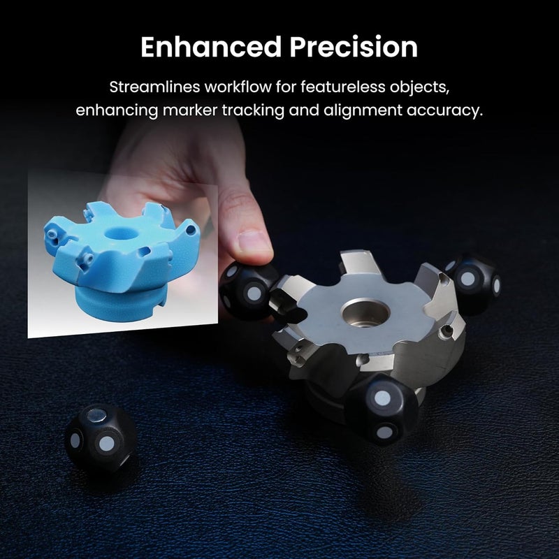 Revopoint 6 Pieces 3D Magnetic Ball Marker Kit for 3D Scanning, 3D Scanning Markers for 3D Scanners, 3D Tracking Dots for Preventing Tracking Loss and Enhance Accuracy, 3D Reference Point Marker - Image 3